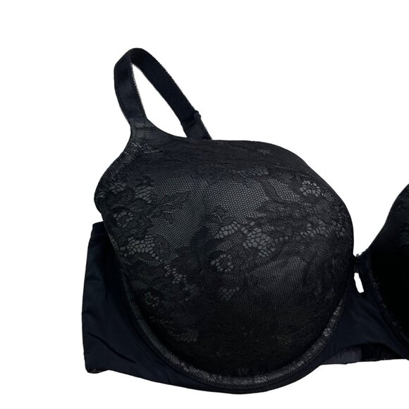 Torrid 40DD Black Lightly Lined Smooth Lace Bra Underwire 11328660 Intimates - Picture 5 of 16